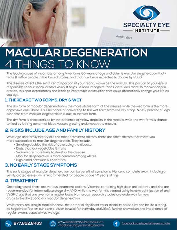 Dry vs Wet Macular Degeneration