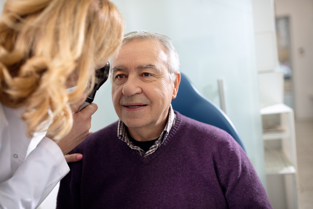 Doctor Performing Eye Exam